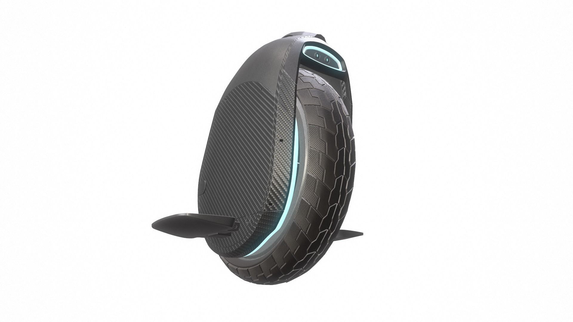 Ninebot One Z10 Low-poly 3D model_13