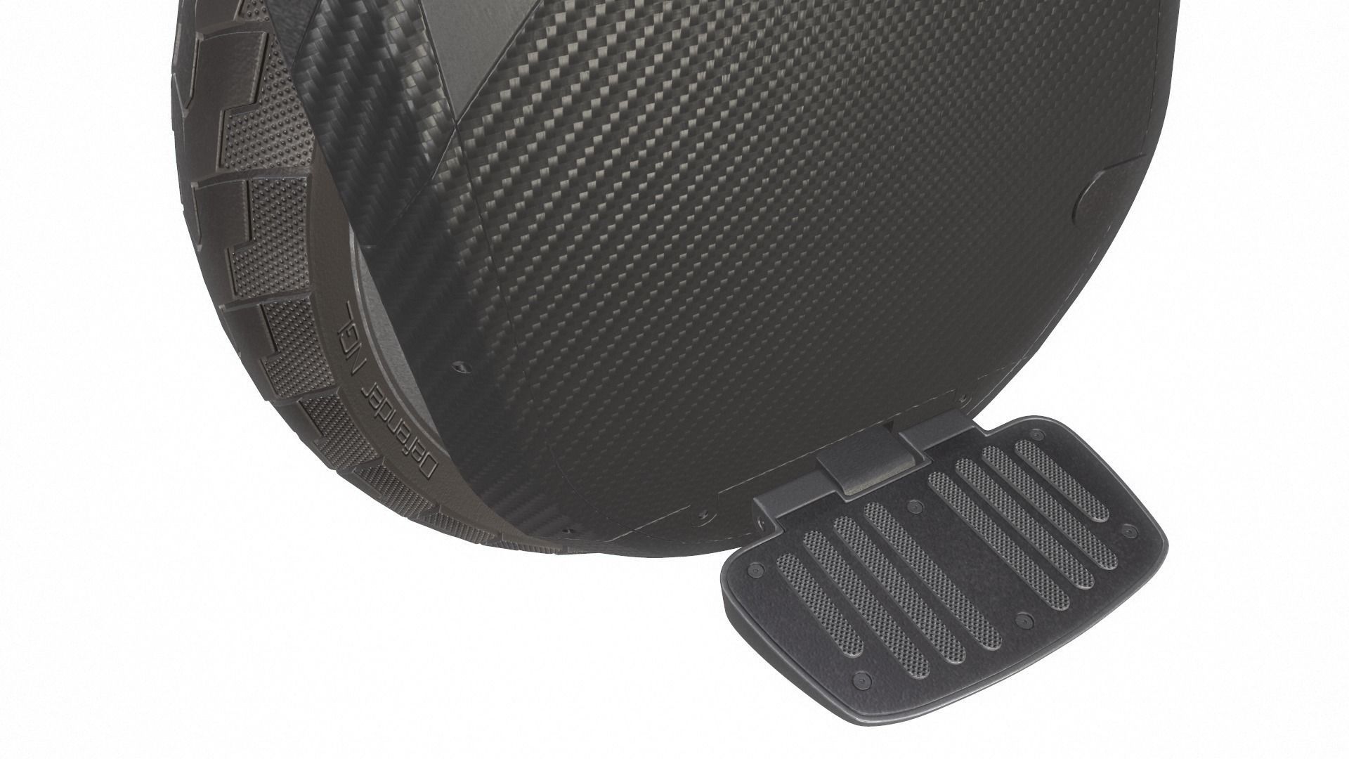 Ninebot One Z10 Low-poly 3D model_18