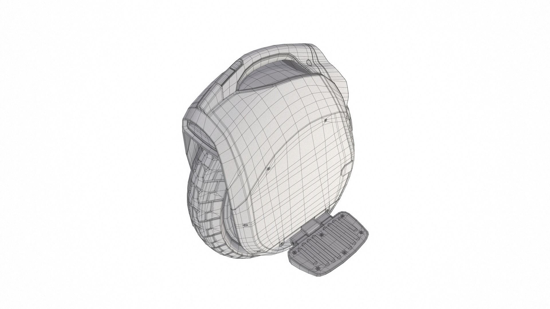 Ninebot One Z10 Low-poly 3D model_15