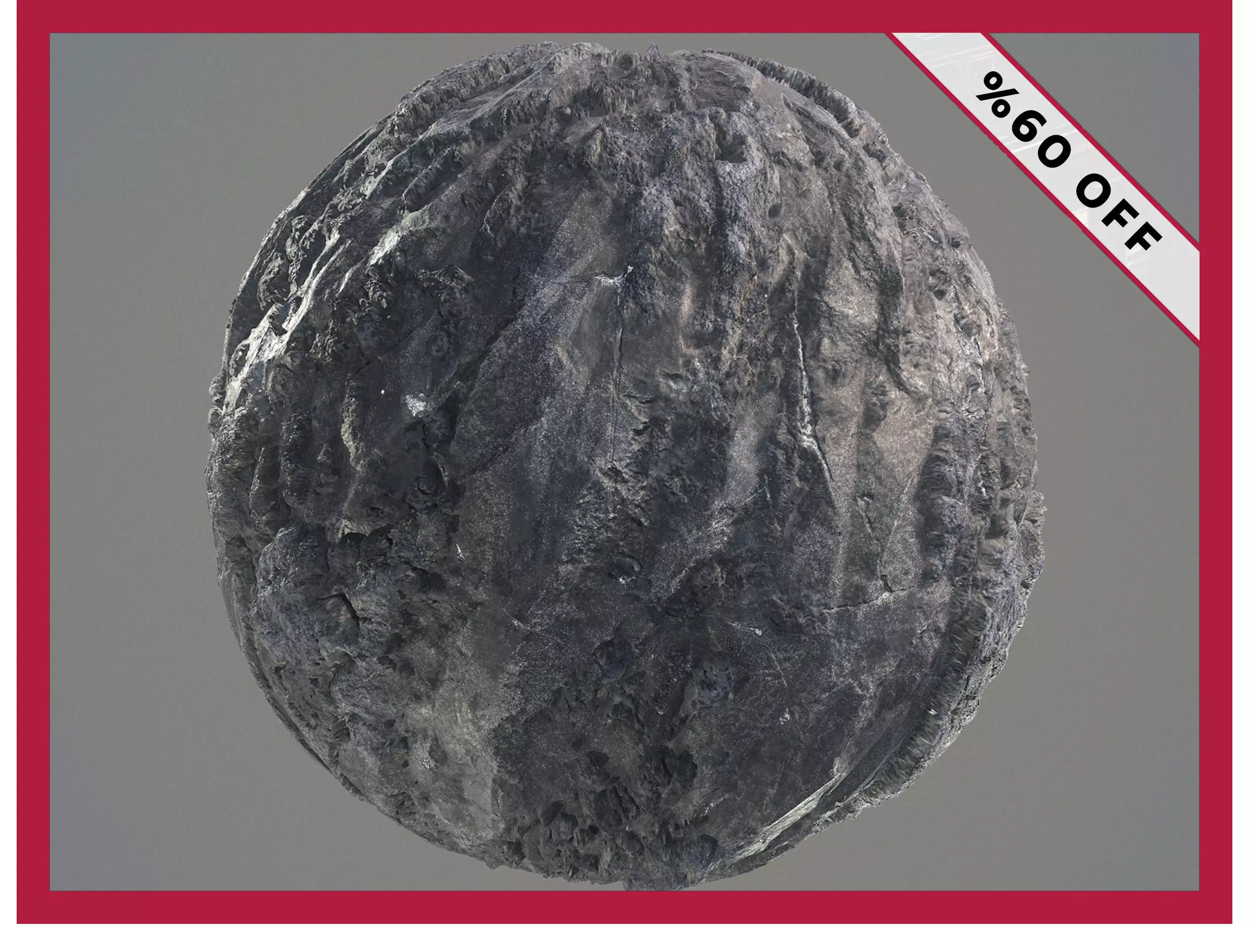 Rock Ground Crag Terrain Landscape Seamless PBR Texture Texture_0