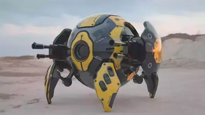 Robot ball 3D model