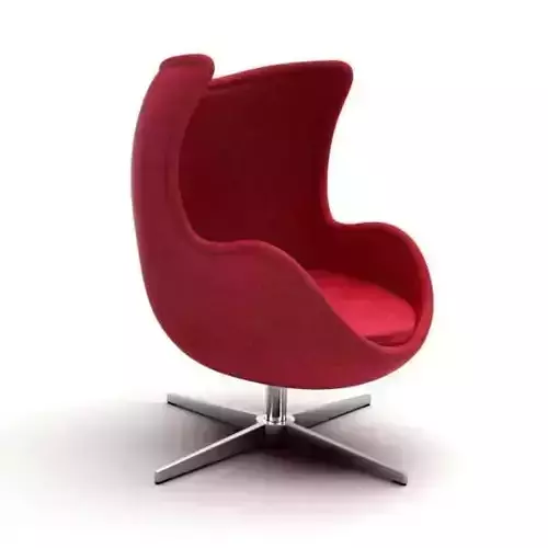 Red modern armchair 27 am119