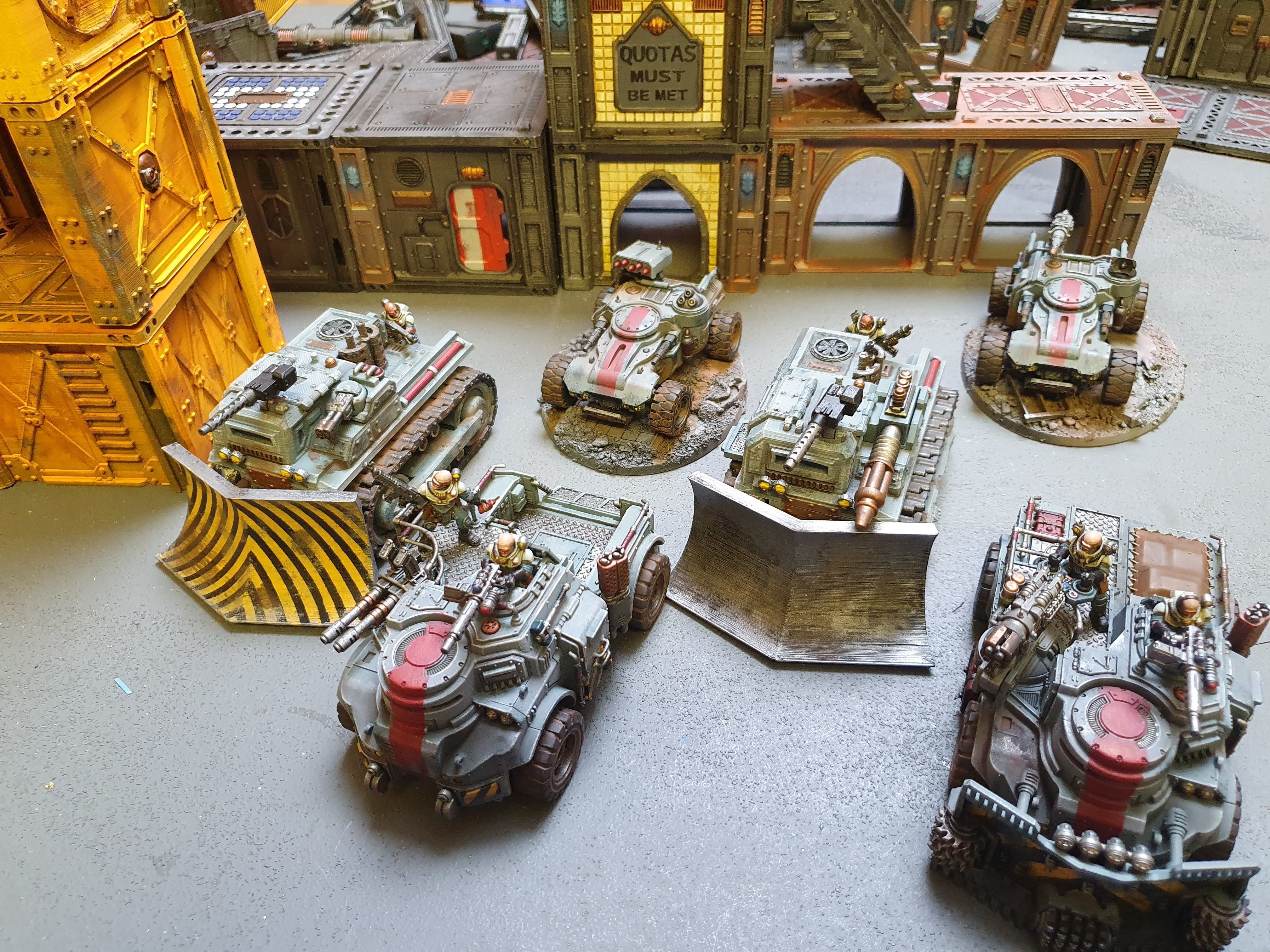 Armoured Bulldozer STL 3D print model_16