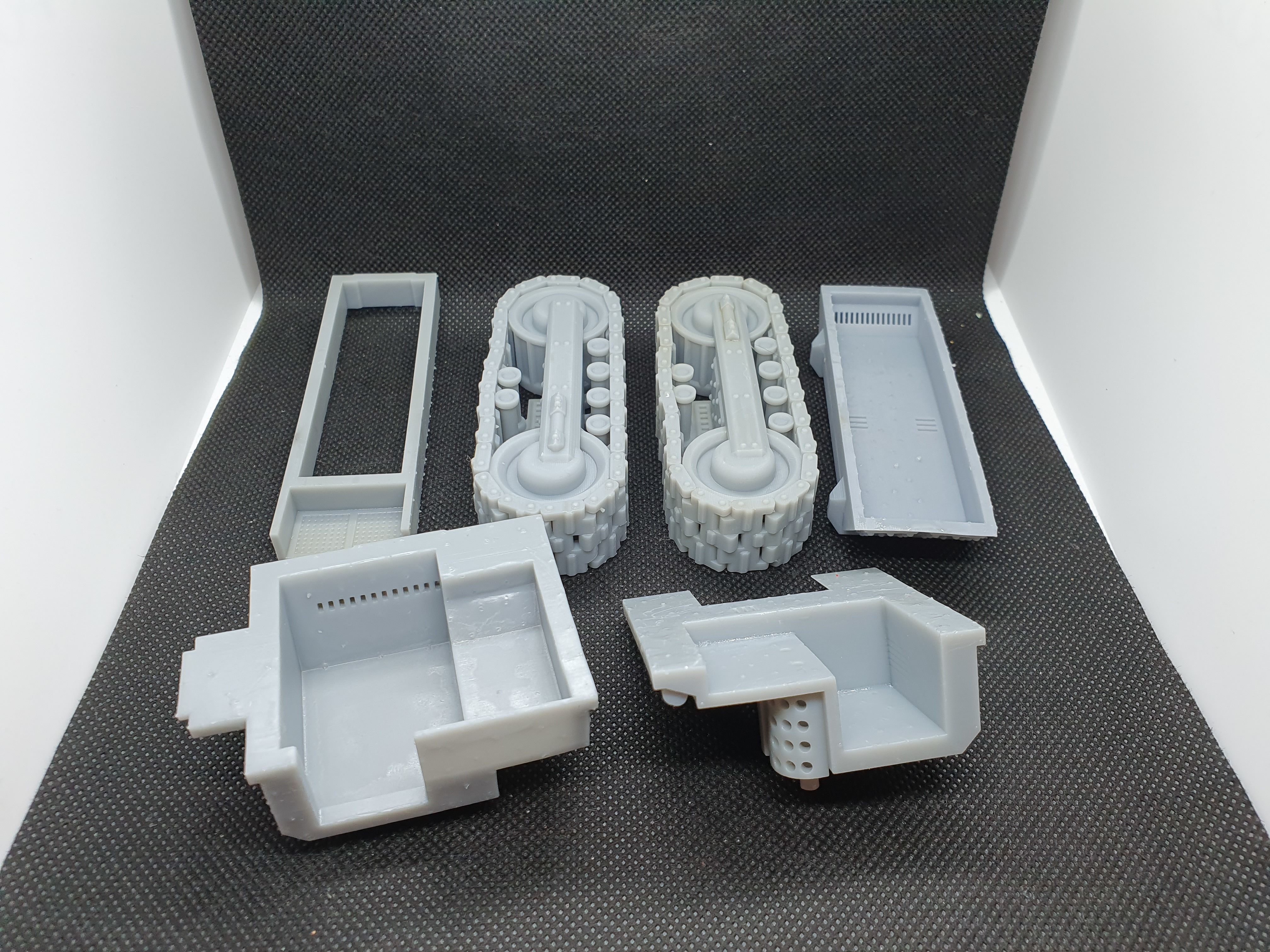 Armoured Bulldozer STL 3D print model_13