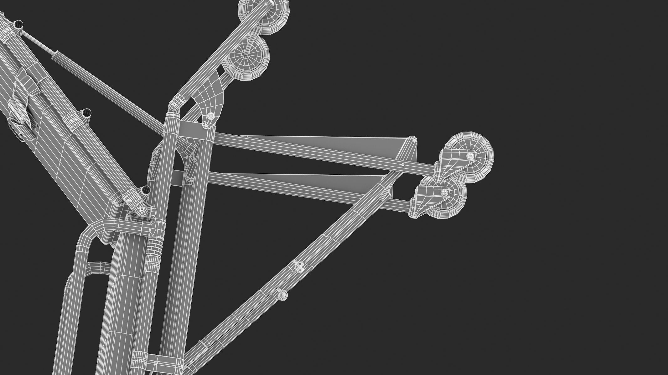 Ambulance Emergency Medical Stretcher 3D model_16