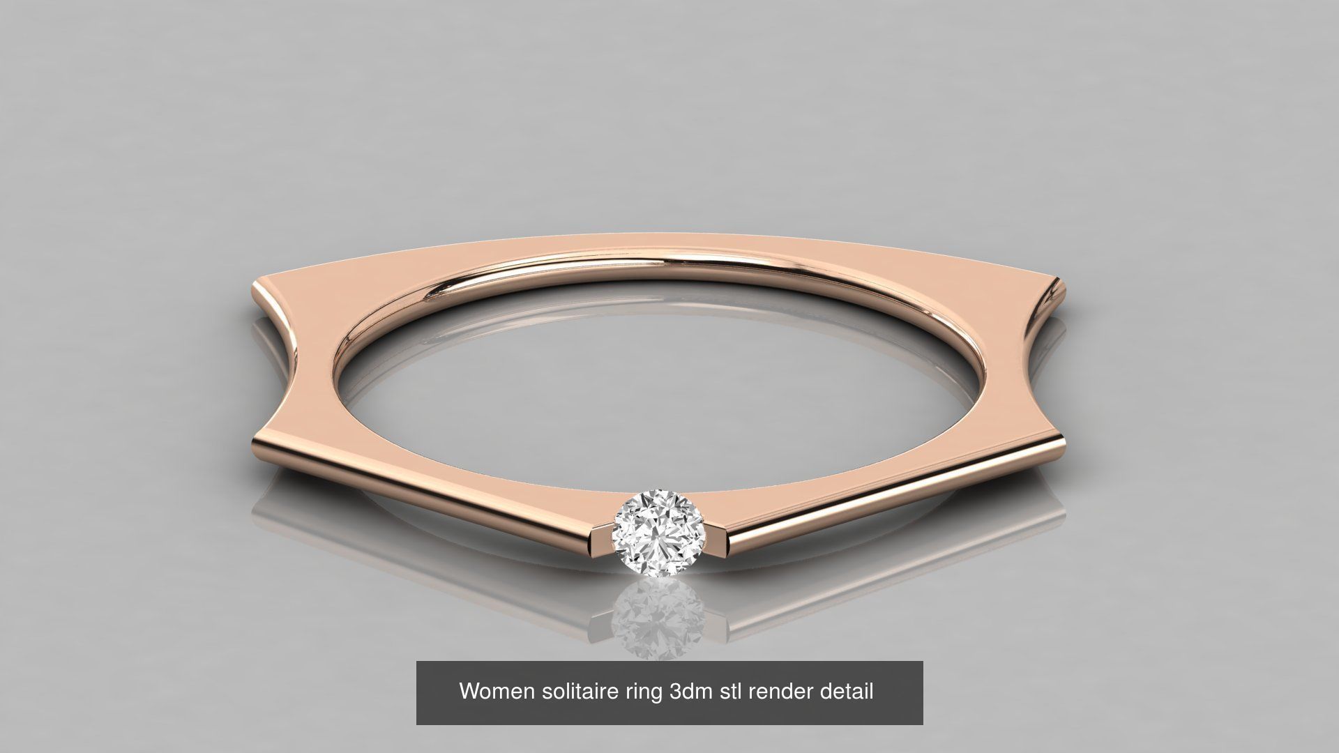 192 Women Wedding Engagement Band 3dm stl render detail 3D Model Collection_107