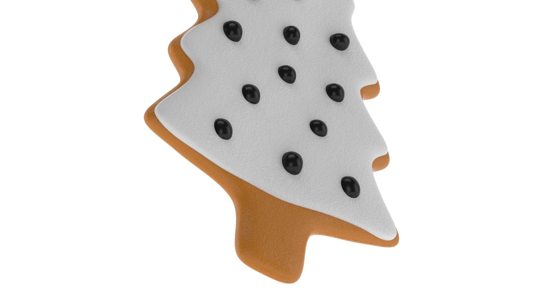 Christmas Biscuit 01 3D model_4