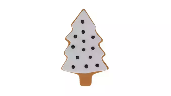 Christmas Biscuit 01 3D model