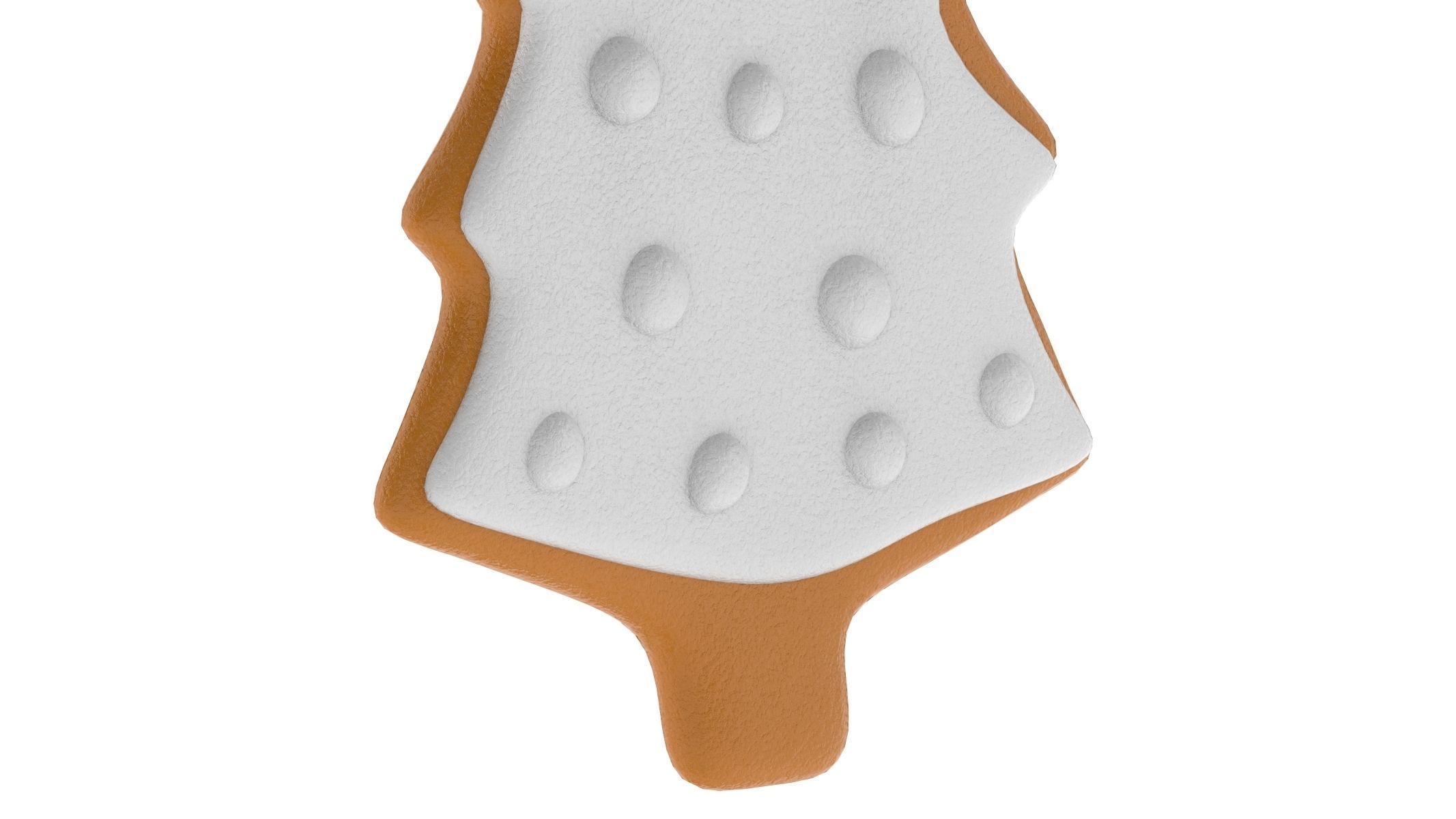 Christmas Biscuit 05 3D model_4
