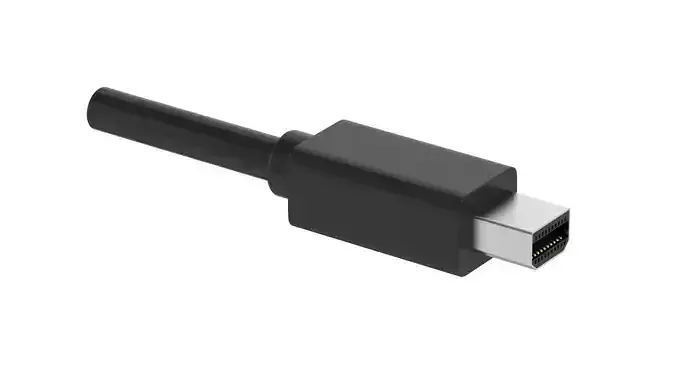 Mini Displayport Male 3D model