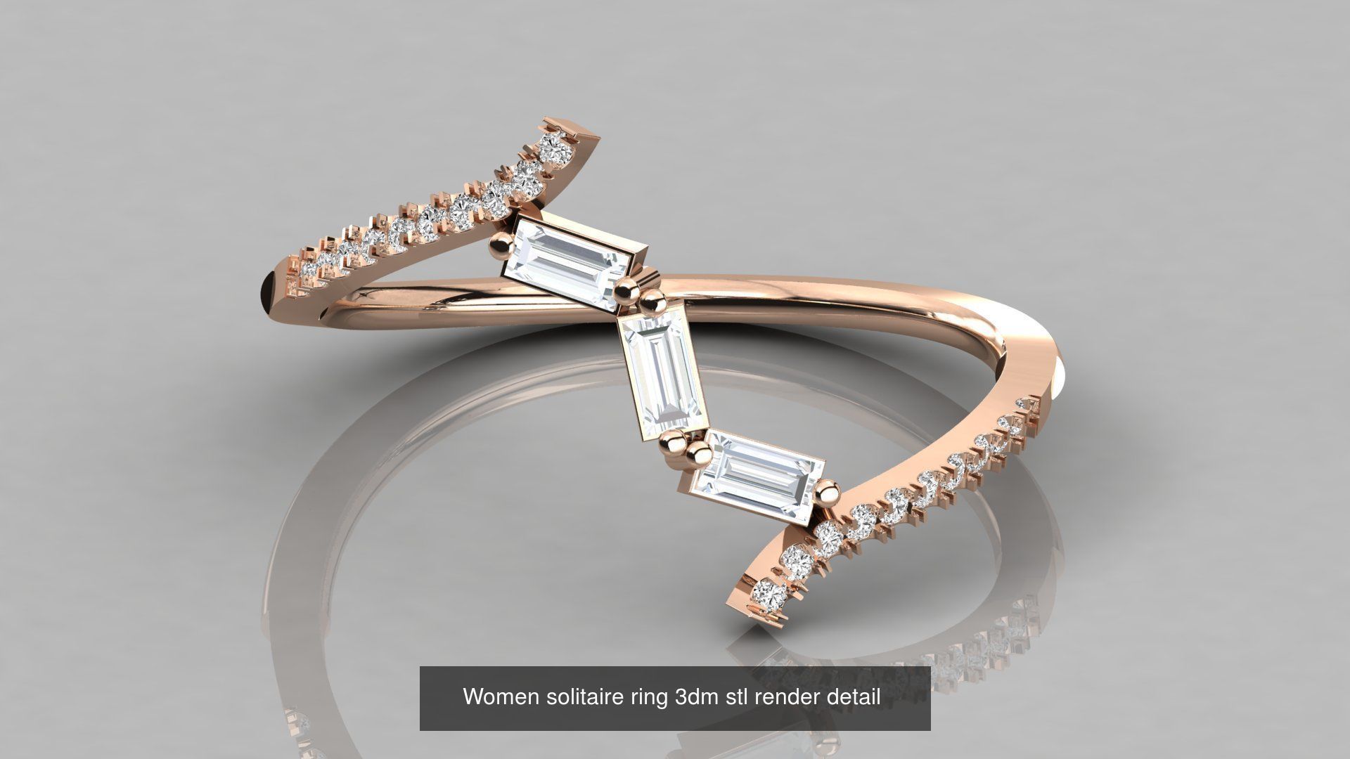 62 Italian Collection Bands 3dm stl renders details  _12