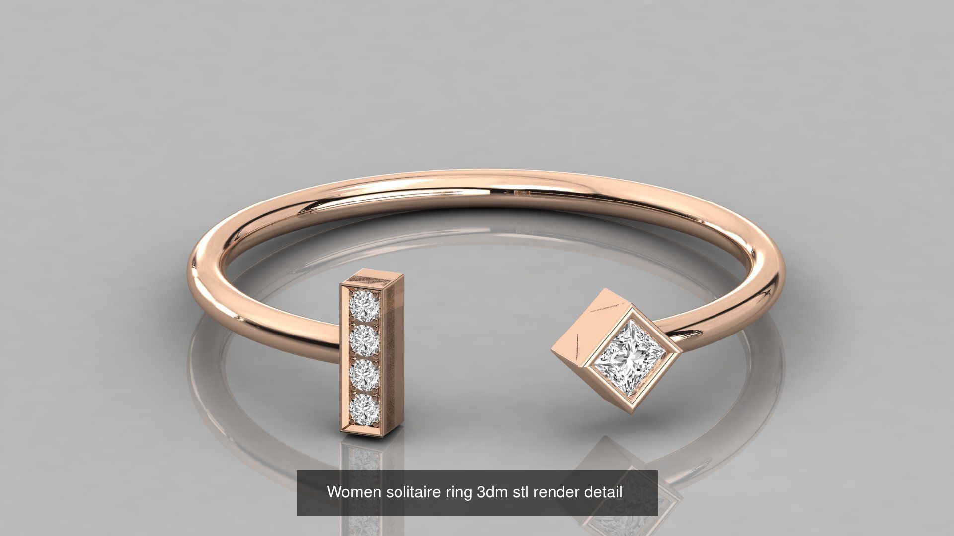 62 Italian Collection Bands 3dm stl renders details  _19