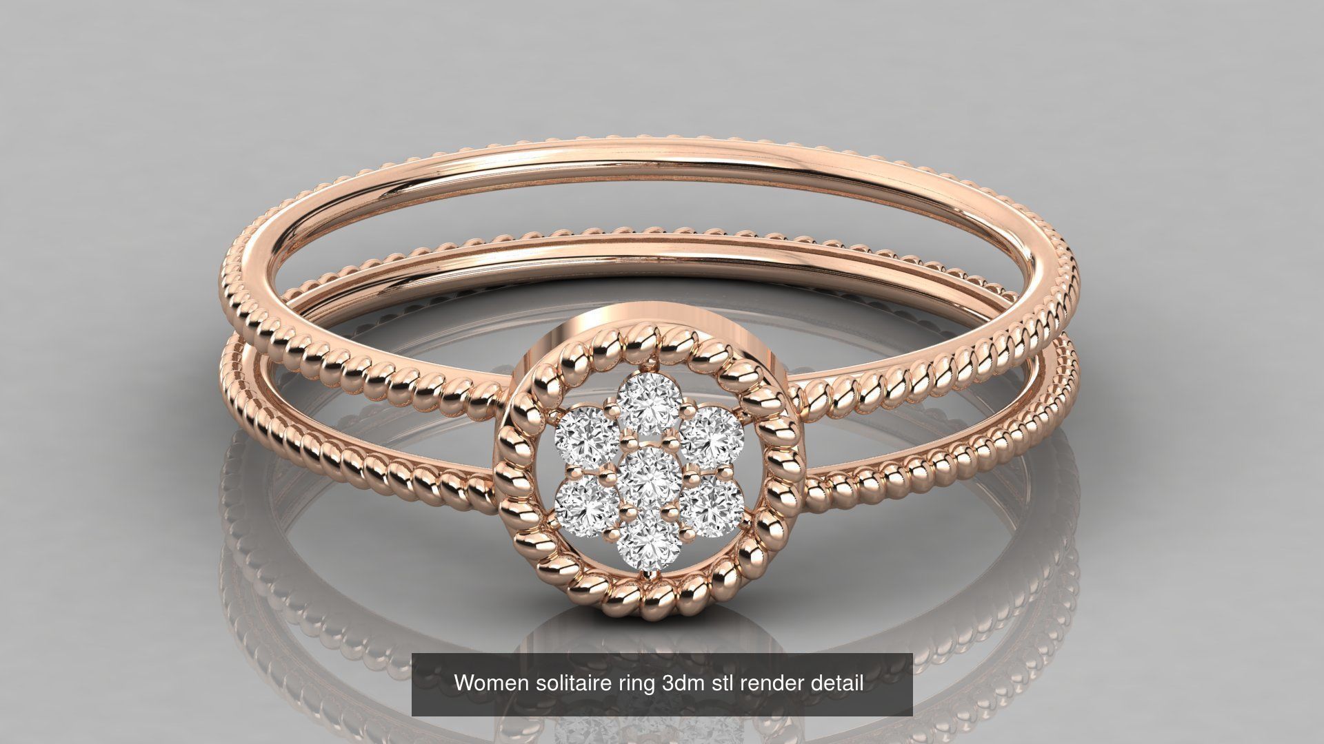 62 Italian Collection Bands 3dm stl renders details  _27