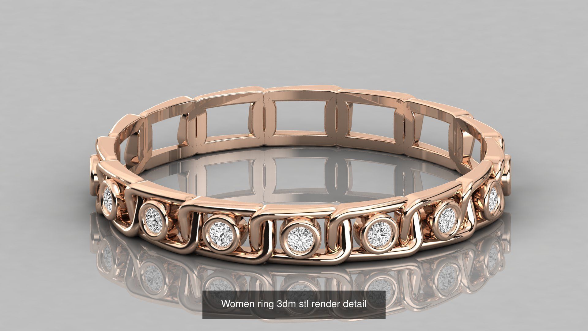 62 Italian Collection Bands 3dm stl renders details  _53