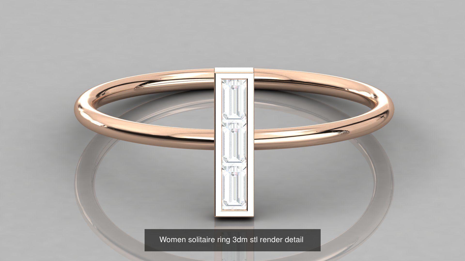 62 Italian Collection Bands 3dm stl renders details  _7