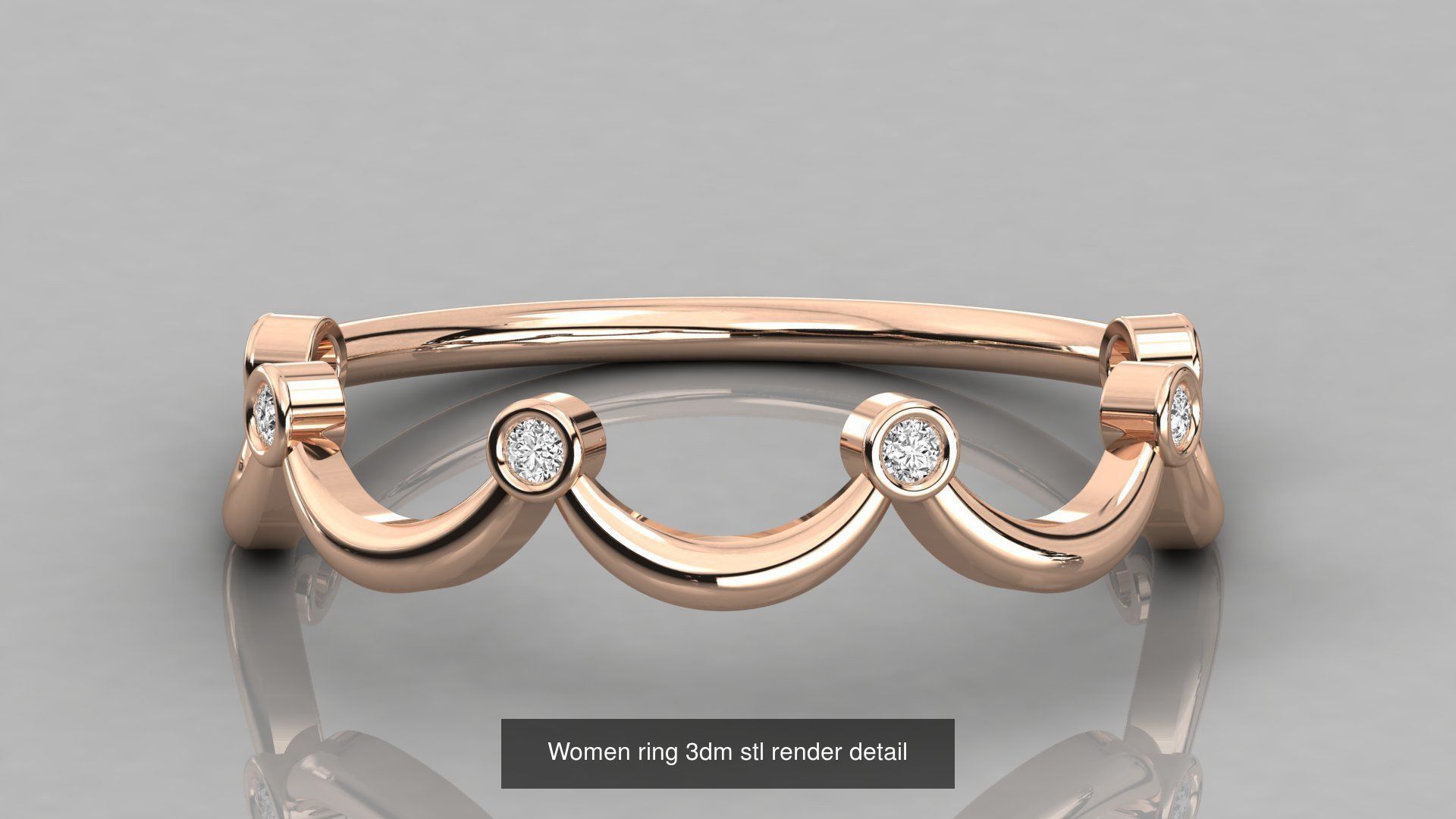 62 Italian Collection Bands 3dm stl renders details  _58