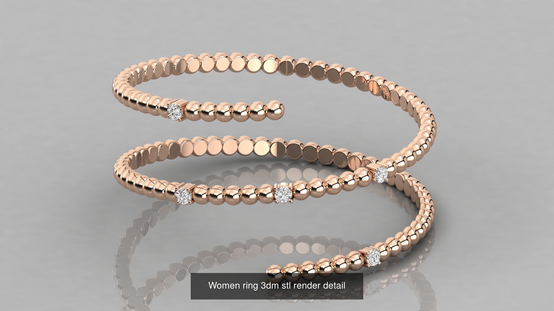 62 Italian Collection Bands 3dm stl renders details  _62