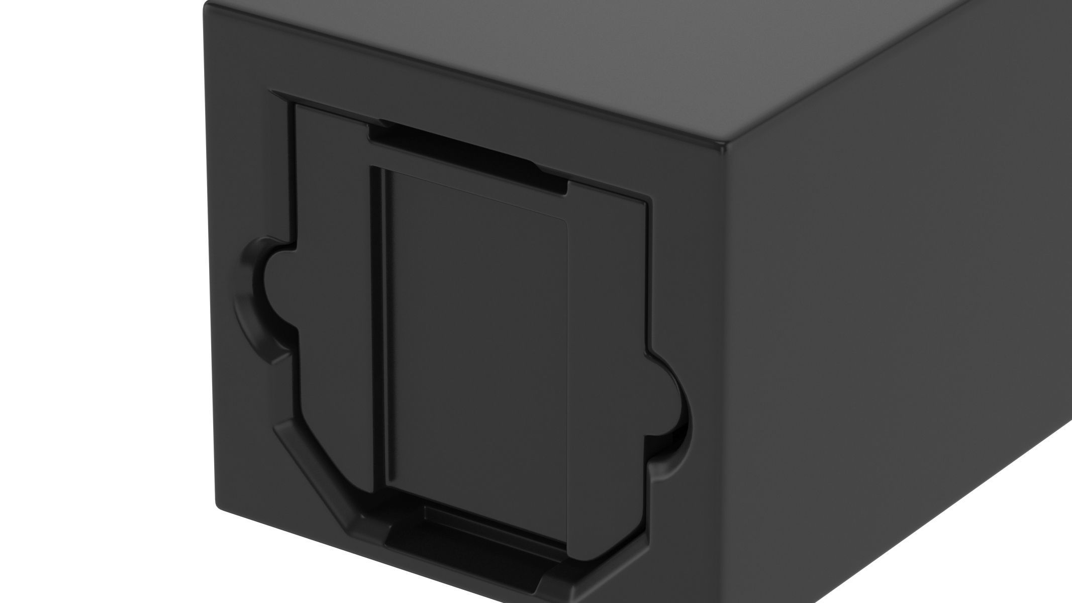 Optical Audio Female 3D model_4