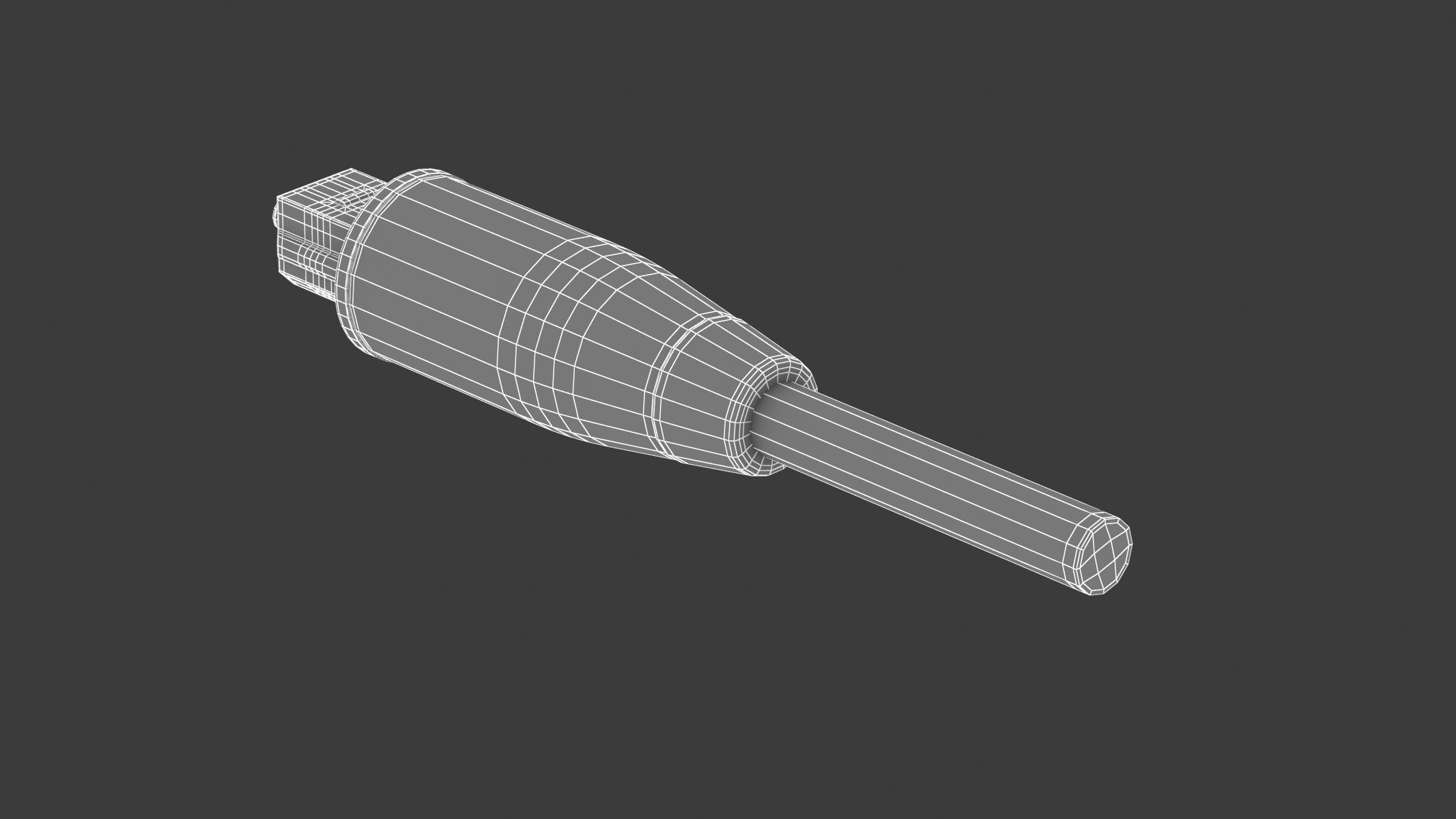 Optical Audio Male 3D model_6