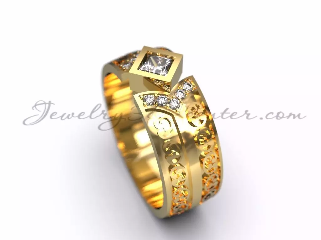 ring obr 448 3D print model_0