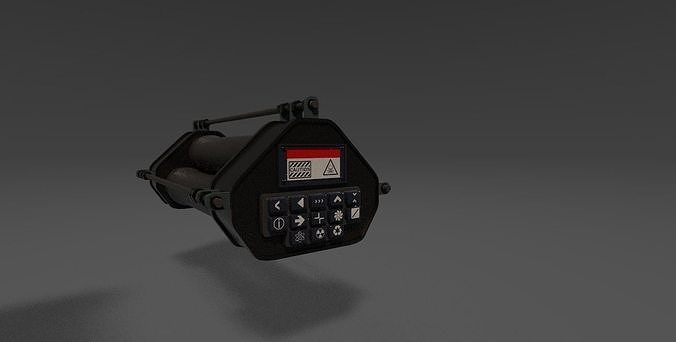 alien isolation bomb Low-poly 3D model