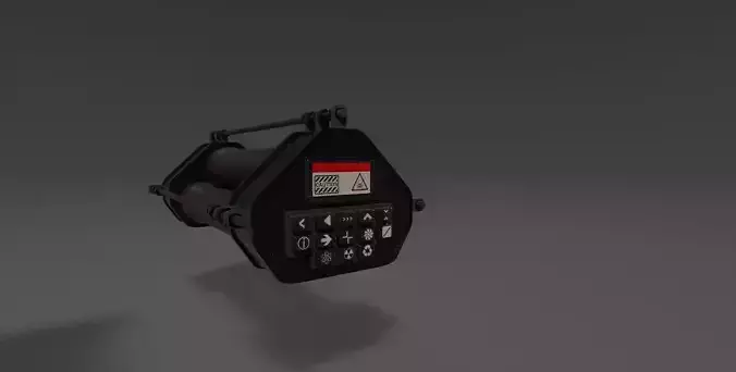 alien isolation bomb Low-poly 3D model