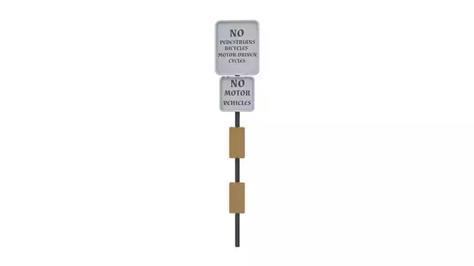 Street Sign 12 3D model