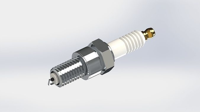 Spark plug 3D print model