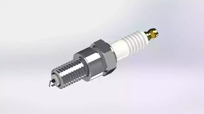 Spark plug 3D print model