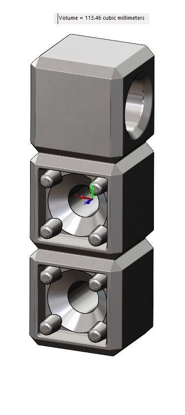 Cube bar pendant and charm 3D print model_13