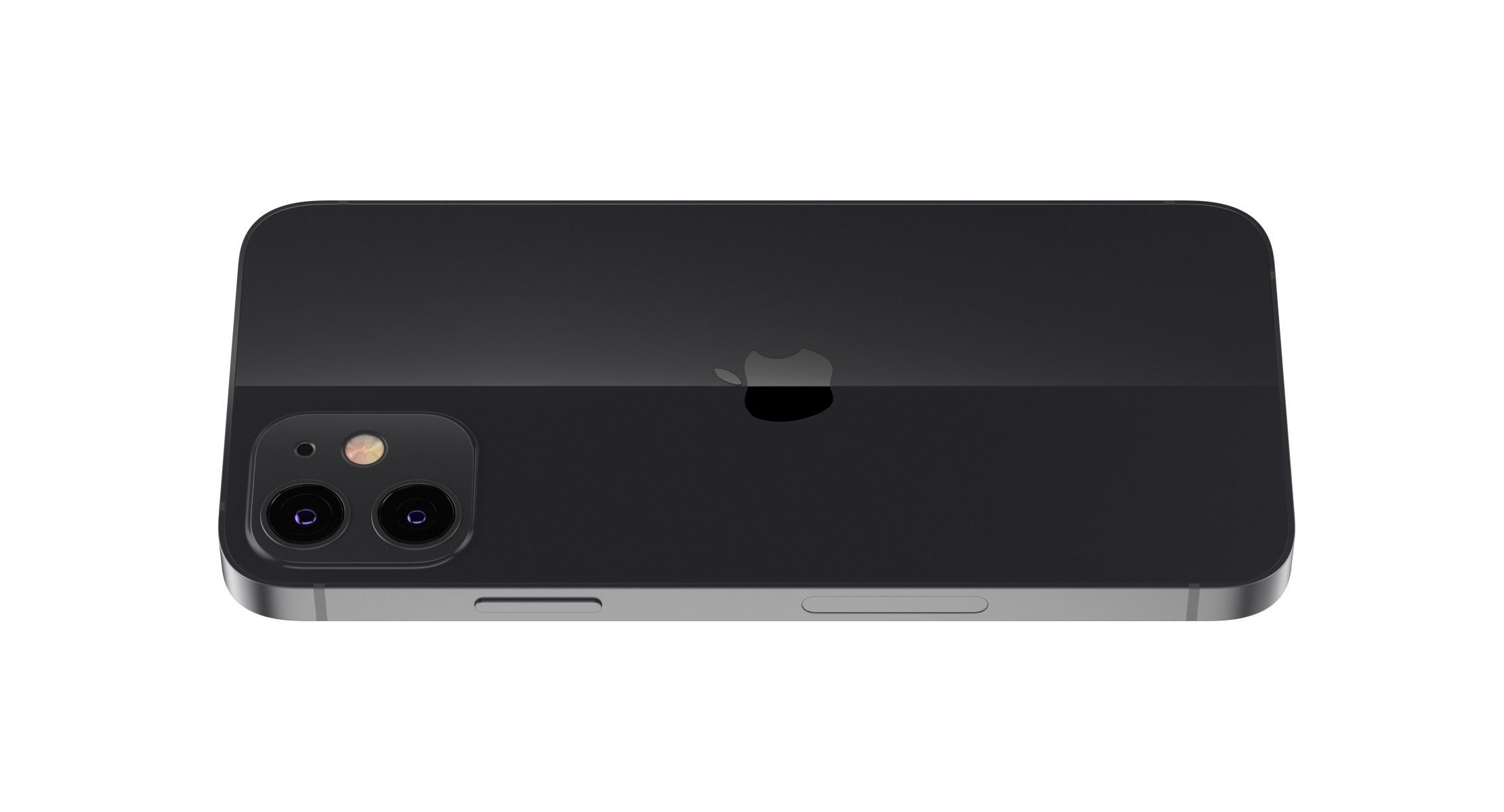 Apple iPhone 12 Black  3D model_2