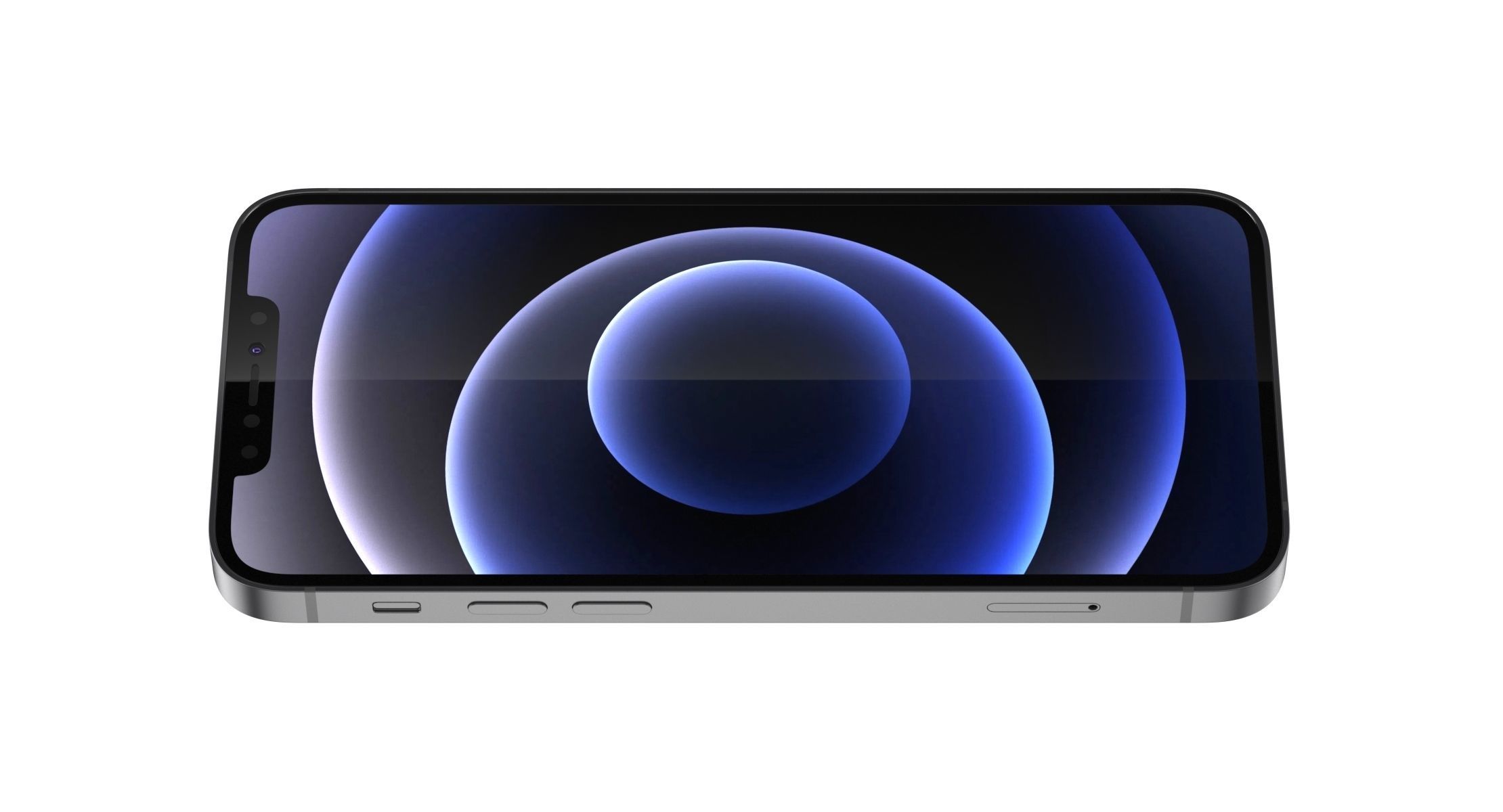 Apple iPhone 12 Black  3D model_3