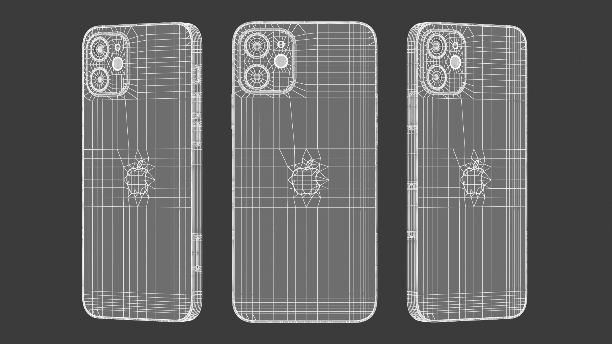 Apple iPhone 12 Black  3D model_17