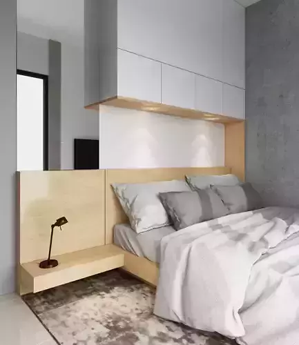 VISUALWORKS - VRAY FOR SKETCHUP BEDROOM SCENE 3D model