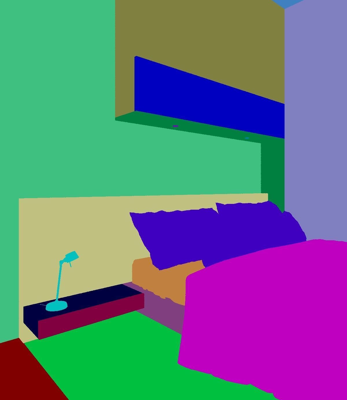 VISUALWORKS - VRAY FOR SKETCHUP BEDROOM SCENE 3D model_11