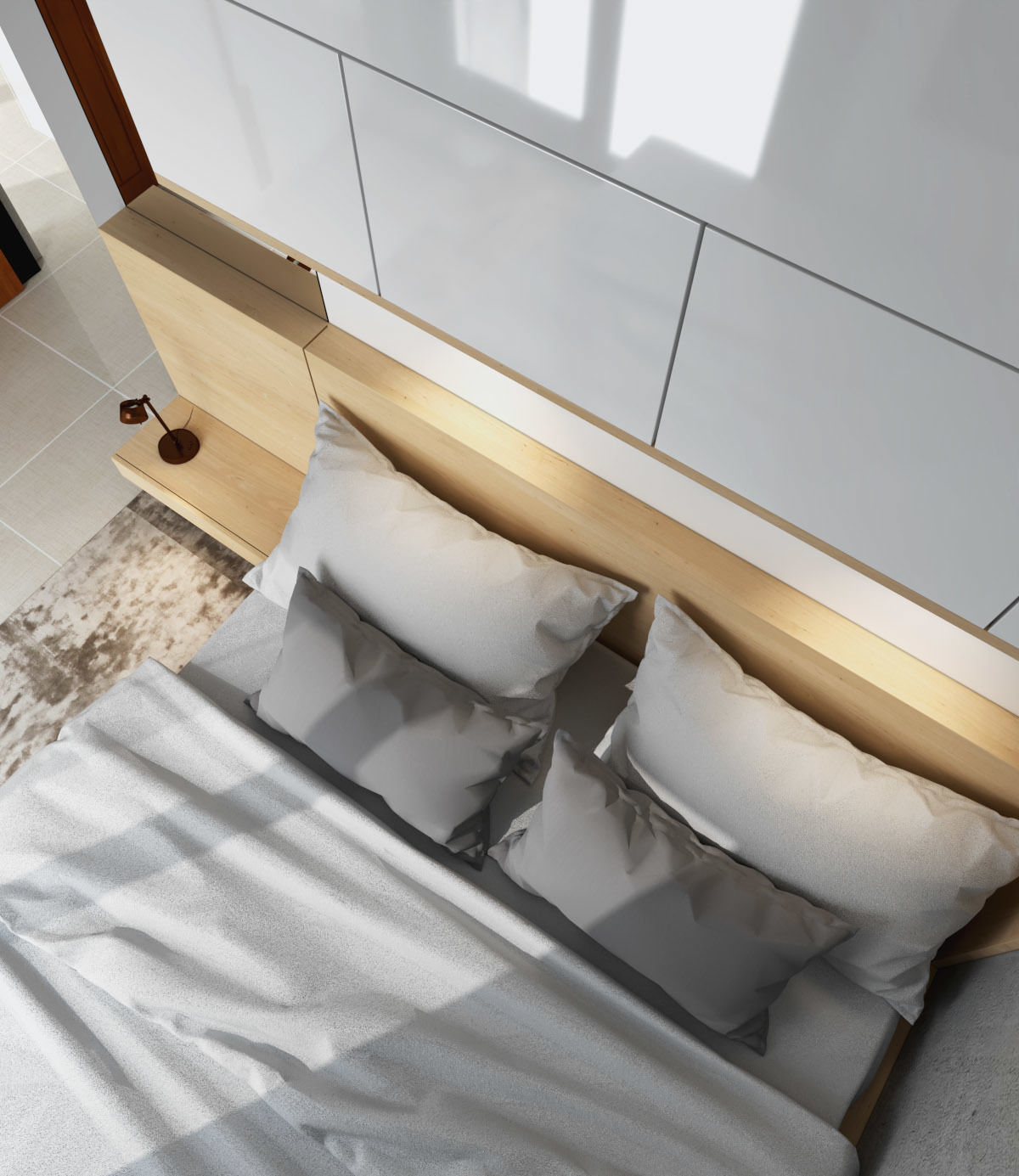 VISUALWORKS - VRAY FOR SKETCHUP BEDROOM SCENE 3D model_3