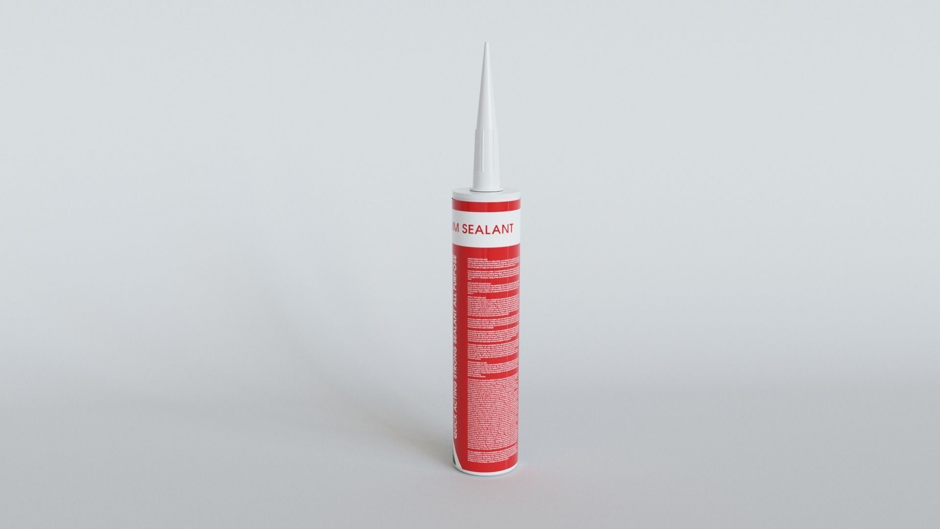 Silicone Sealant Mastic 3D model_1