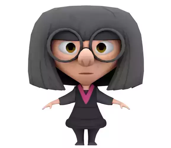 The Incredibles - Edna Mode 3D model