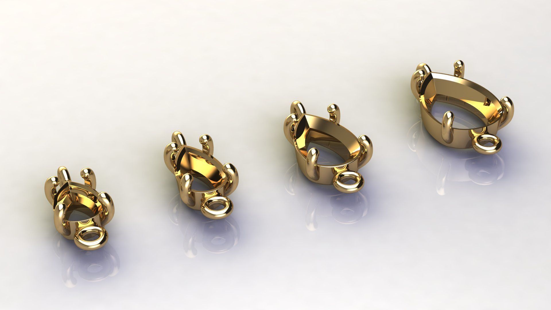 Jewelry Gems Stone Sets 3D Model Collection_16