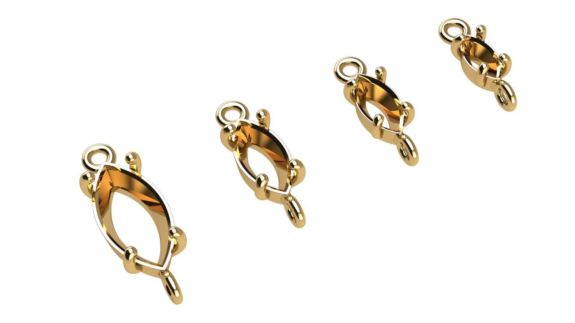 Jewelry Gems Stone Sets 3D Model Collection_27