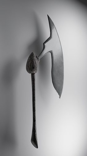 Scythe Weapon  Low-poly 3D model