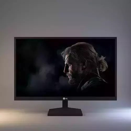 MONITOR LG 24 Inches Low-poly 3D model