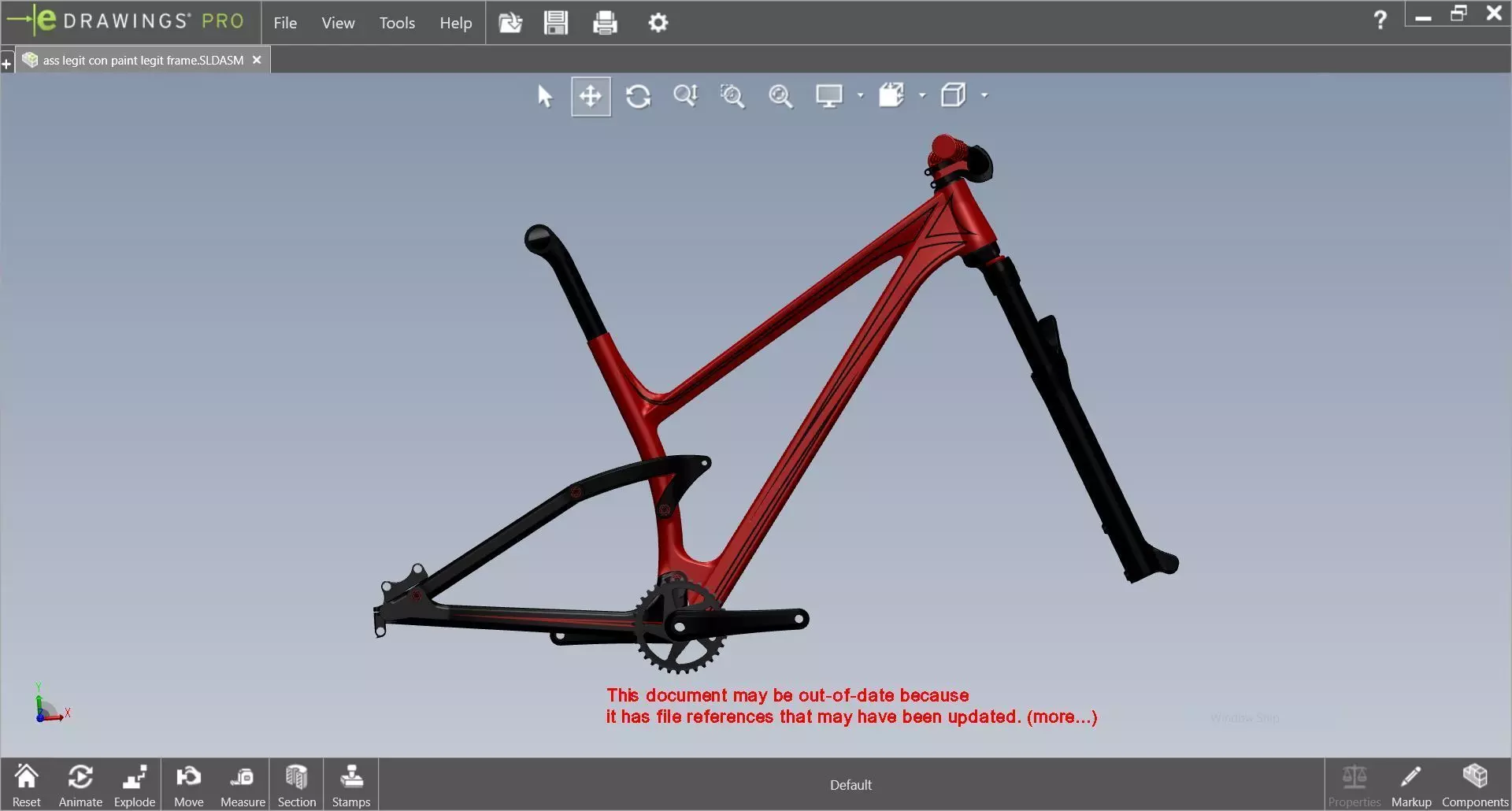 Bicycle - mountain-bike 3D model