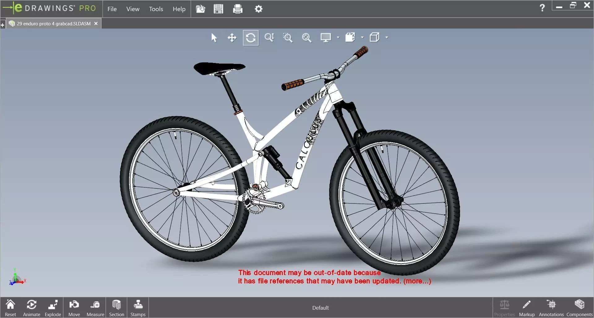 Bicycle - titan mountain-bike 3D model