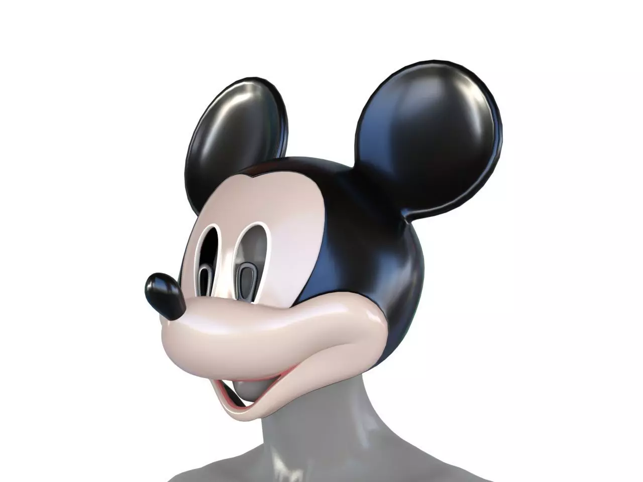 Mickey Mask Helmet 3D print model_0