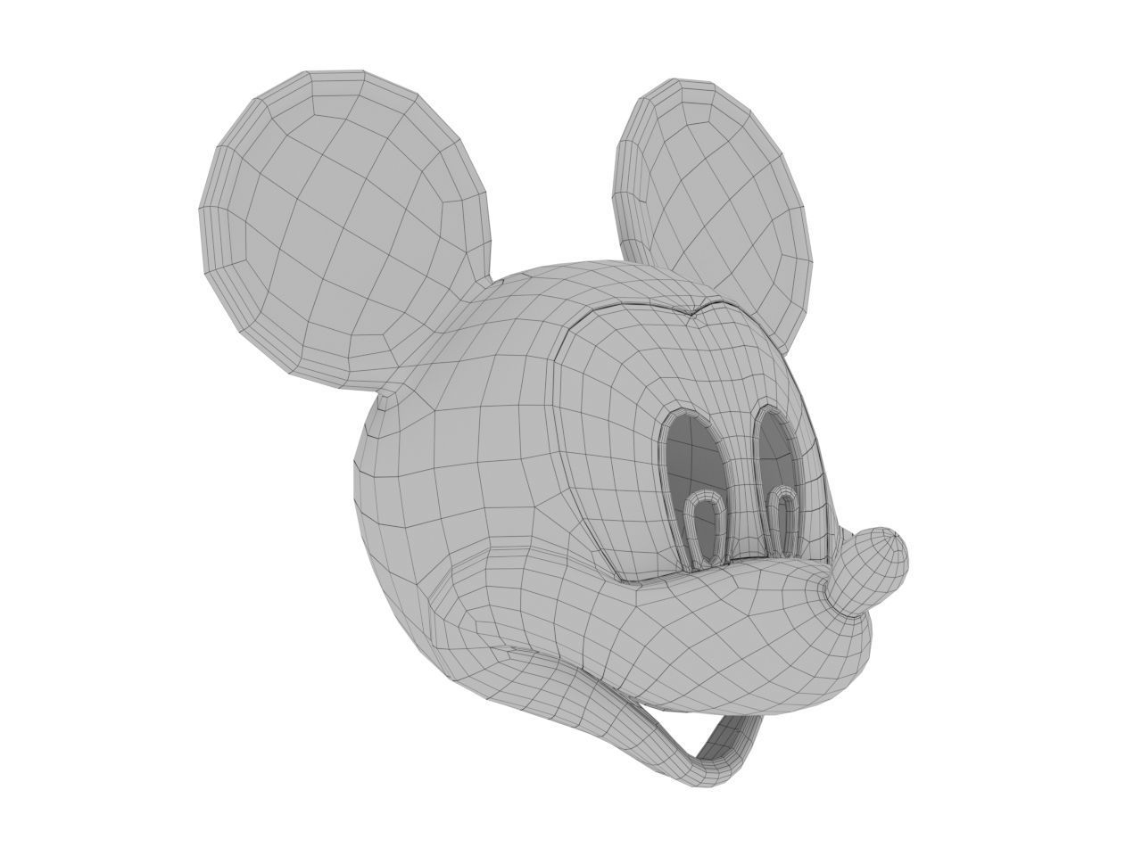 Mickey Mask Helmet 3D print model_3