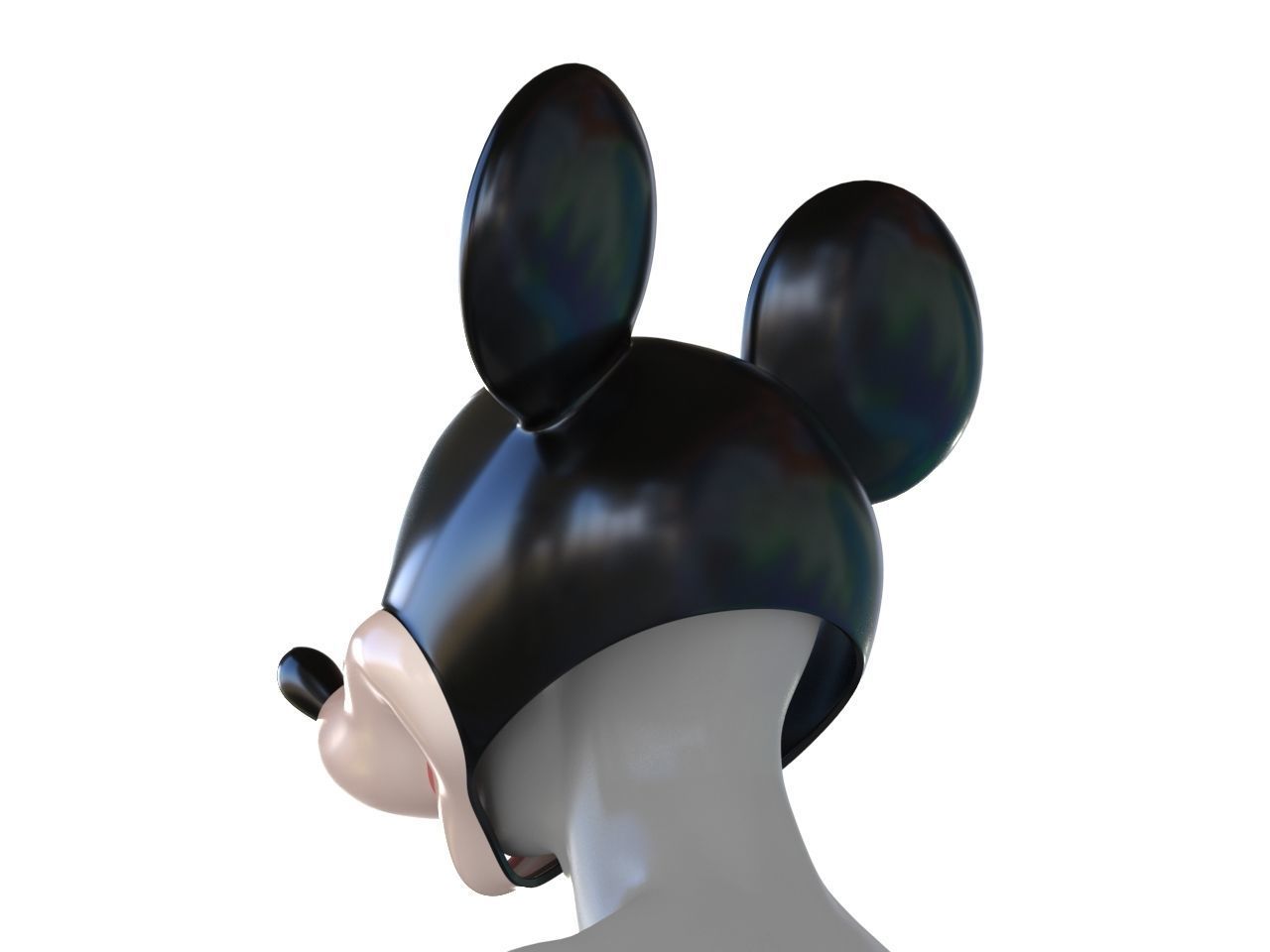 Mickey Mask Helmet 3D print model_2