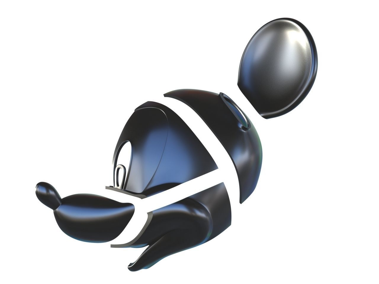 Mickey Mask Helmet 3D print model_5