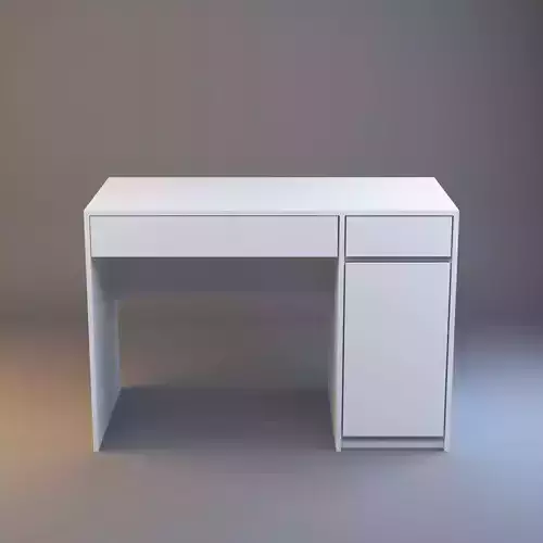 Modern white desk