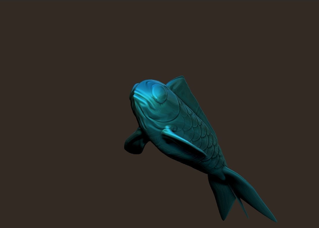 simple fish fishing lure model 3D print model_5